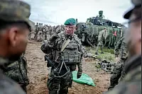 German Defense Minister Pistorius visits German Armed Forces near the border with Belarus