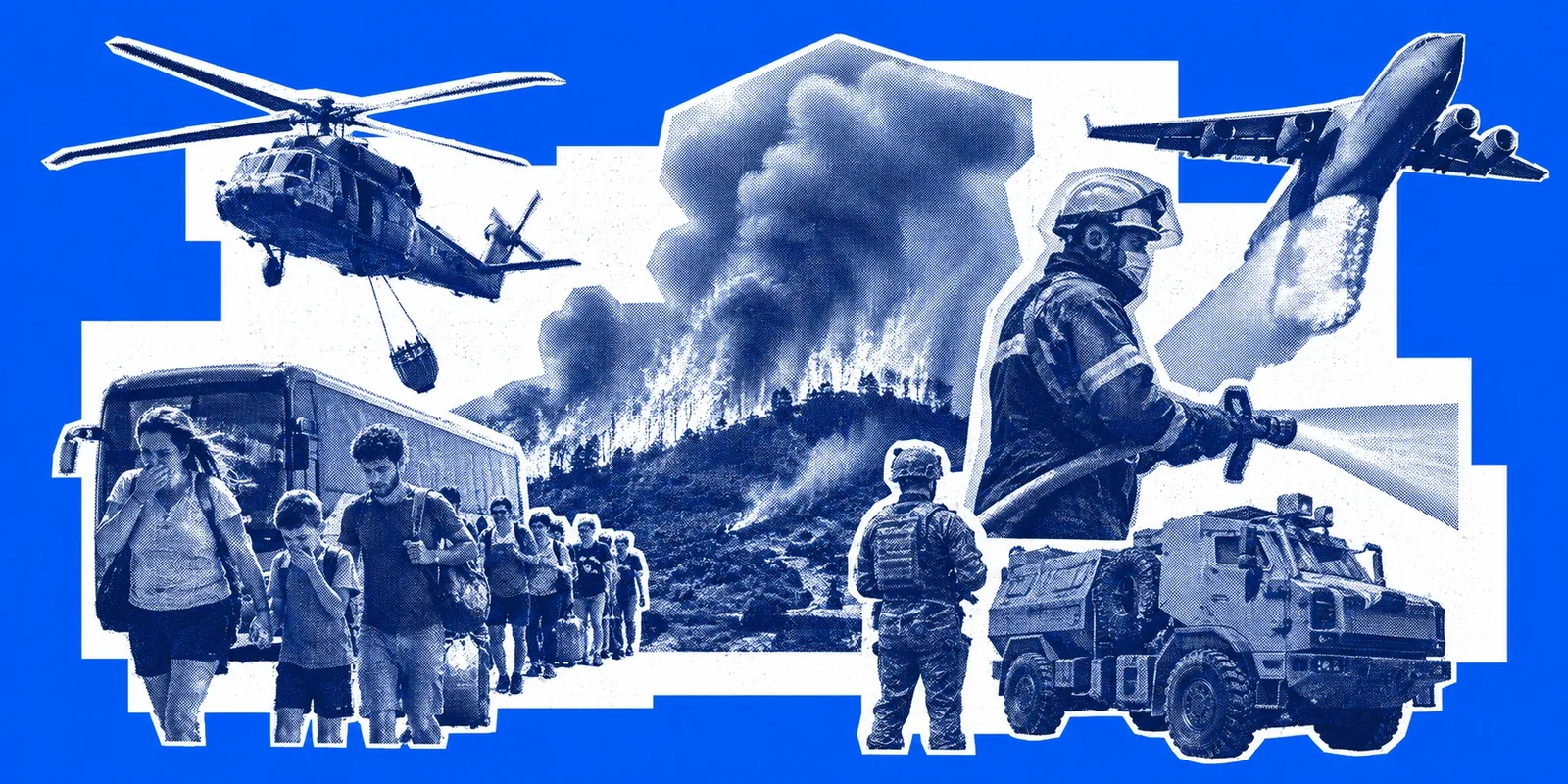 Crise des incendies en France et en Espagne : comment les évacuations massives et les déploiements militaires redéfinissent la sécurité européenne