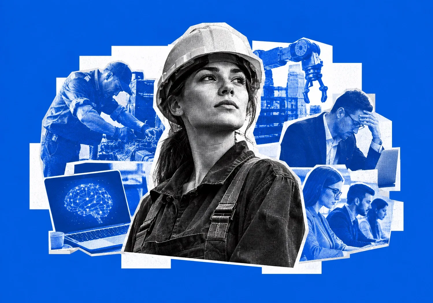 Wie die KI den Arbeitsmarkt umgestaltet: Der Boom bei den Blue-Collar-Jobs und der Druck auf die White-Collar-Berufe
