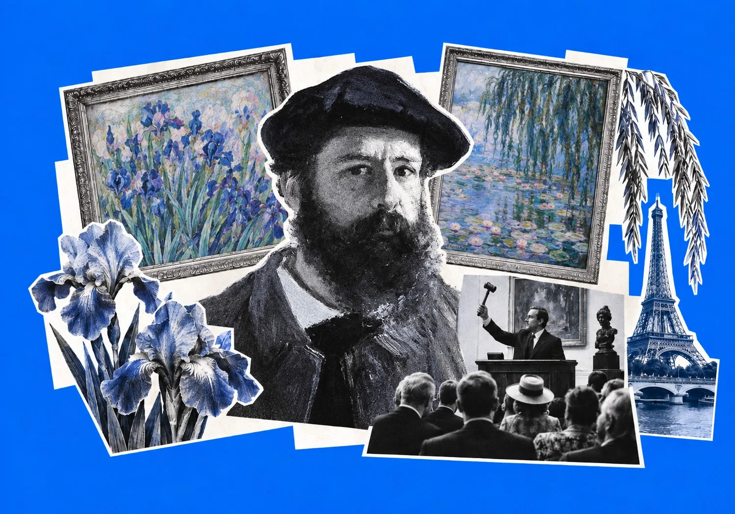 El 'Iris' inédito de Monet se encamina a una venta récord de 30 millones de euros mientras Sotheby's París presenta la colección Schlumberger