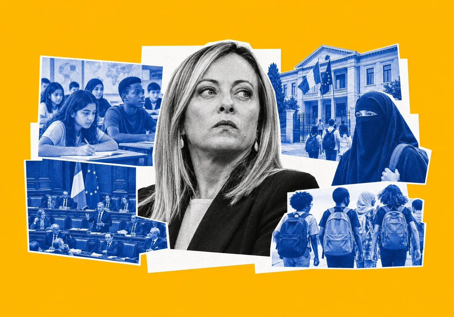 Italy’s School Ban: Meloni Targets Burqas and Foreign Pupil Numbers