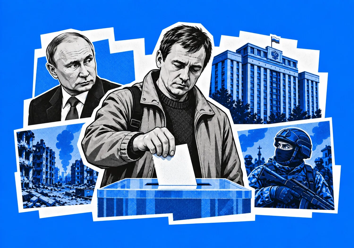 Las elecciones de guerra de Rusia: la votación de Putin para la Duma avanza sin oposición permitida