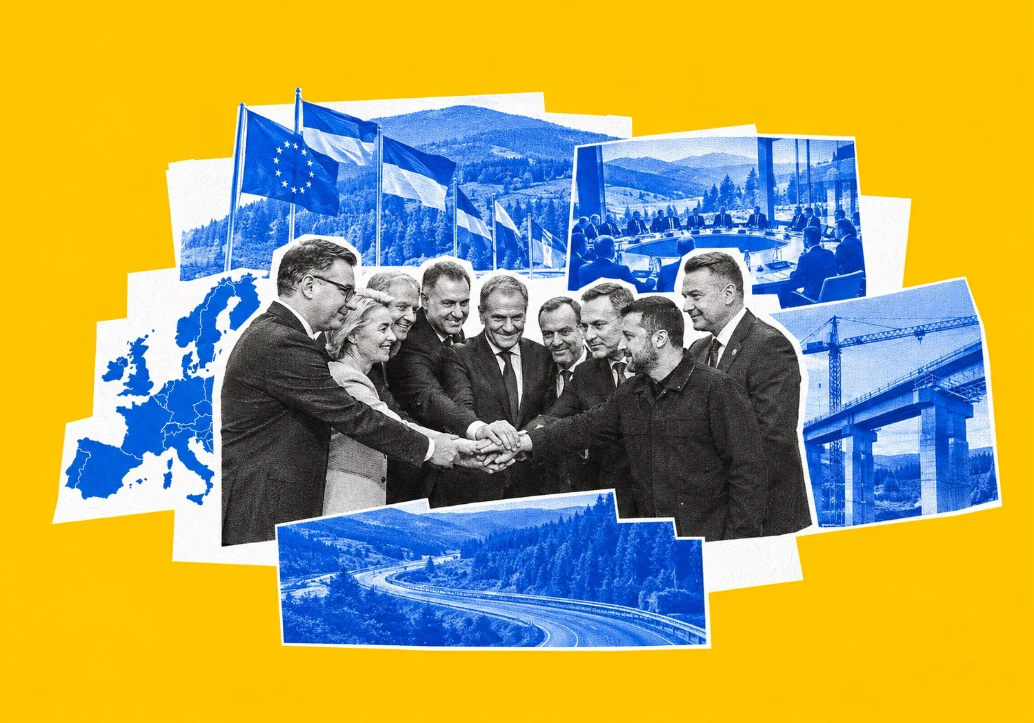 Cumbre de los Cárpatos Ocho (C8) en Bukovel: Ucrania y los aliados de la UE lanzan una cartera de infraestructura regional de 40.000 millones de euros