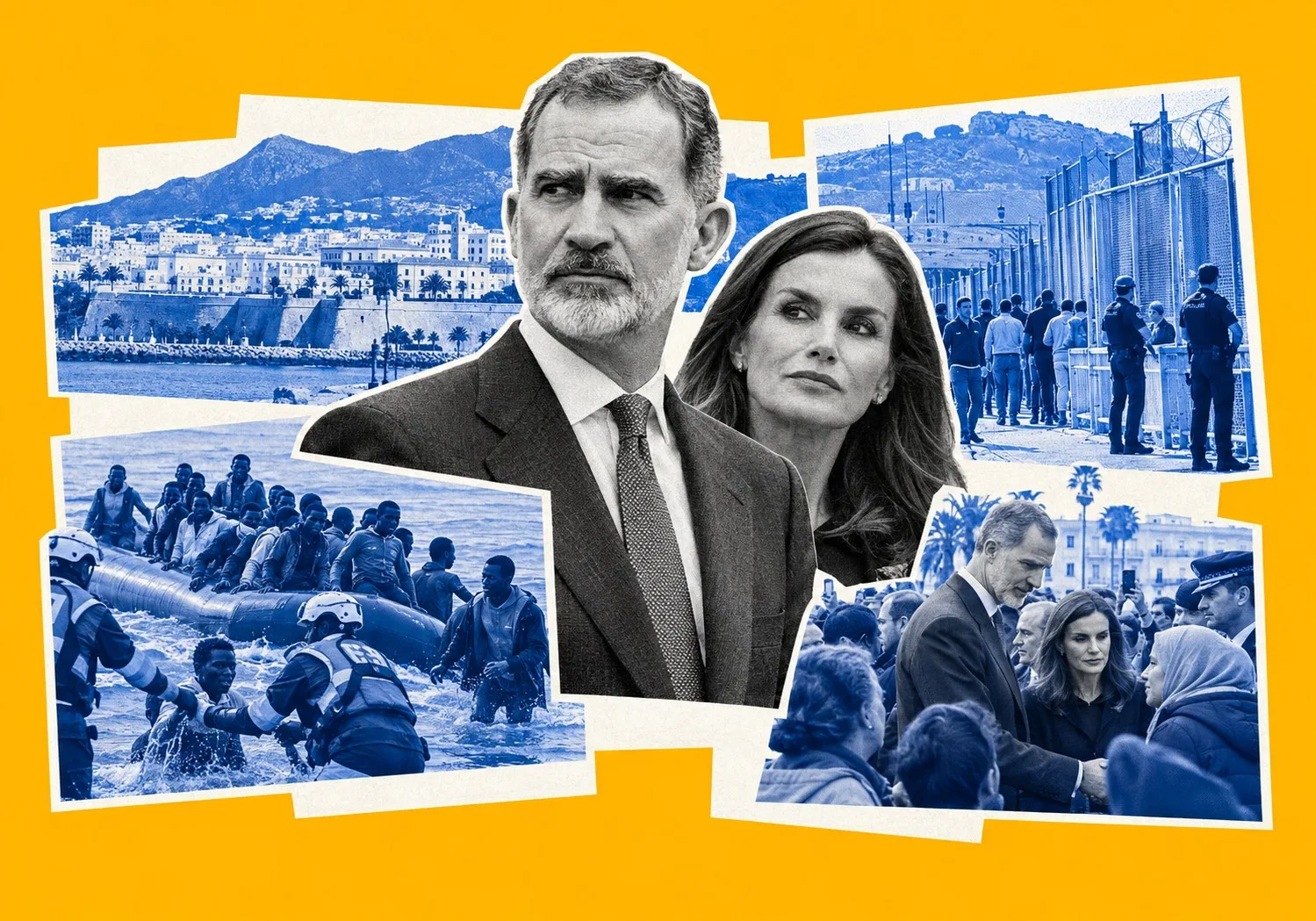 Le roi Felipe VI et la reine Letizia se rendent à Ceuta au milieu d'une crise migratoire frontalière tendue avec le Maroc